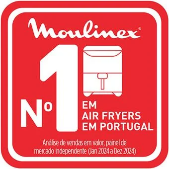Fritadeira sem Óleo AirFryer Moulinex EZ8428F0 Easy Fry Silence 7L - Preto