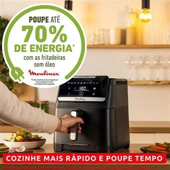 Fritadeira sem Óleo AirFryer Moulinex EZ8428F0 Easy Fry Silence 7L - Preto