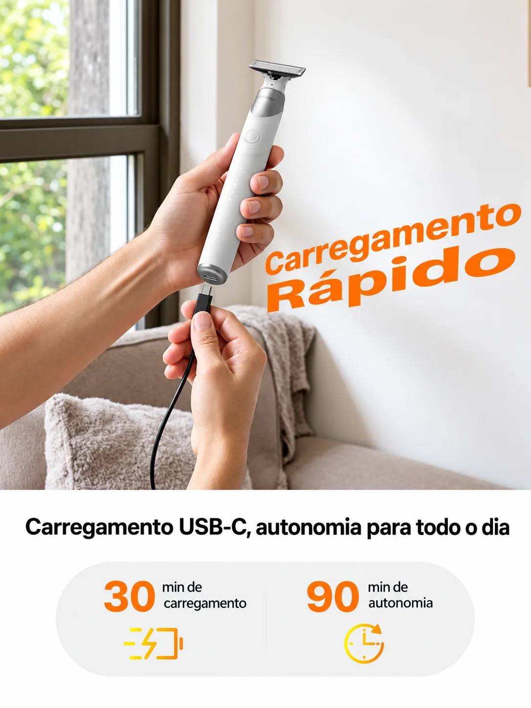APARADOR ELÉTRICO MULTIFUNCIONAL XPERTT — CABEÇA MAGNÉTICA EM T, CORTE PRECISO E DESIGN PREMIUM EM PRETO