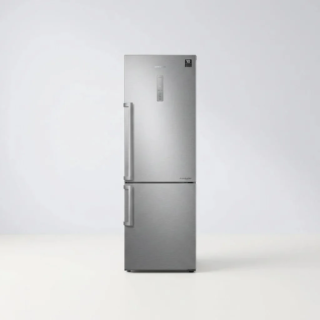 Frigorífico Combinado No Frost, 341 L, 185,3 cm, Look Inox