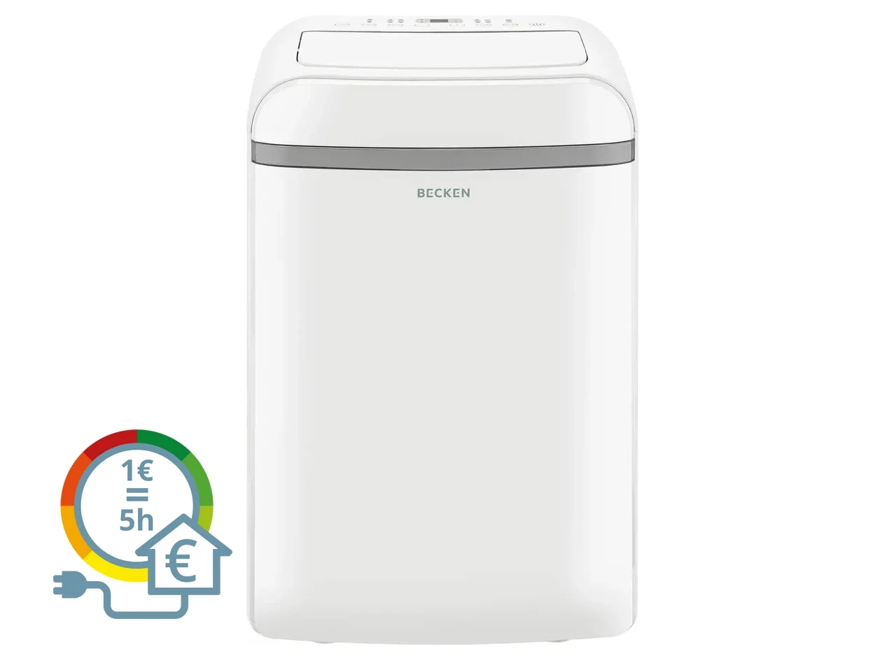 Ar Condicionado Portátil BECKEN BAC4255 (23 m² - 12000 BTU - Branco)